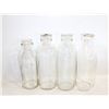 Image 1 : 4 VINTAGE MILK BOTTLES
