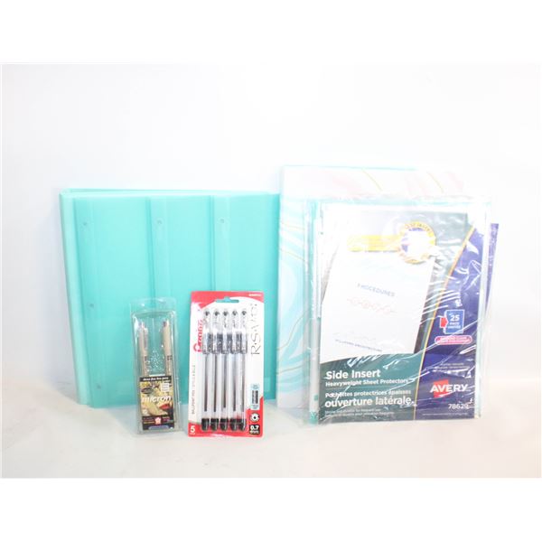OFFICE SUPPLIES- NEW- BOX LOT ASSORTED