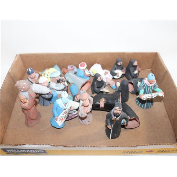 2 SETS OF HANDCRAFTED AND PAINTED