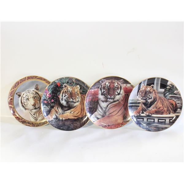 4 TIGERS COLLECTOR PLATES