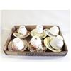 Image 1 : 6 MATCHING BONE CHINA VINTAGE CUPS &