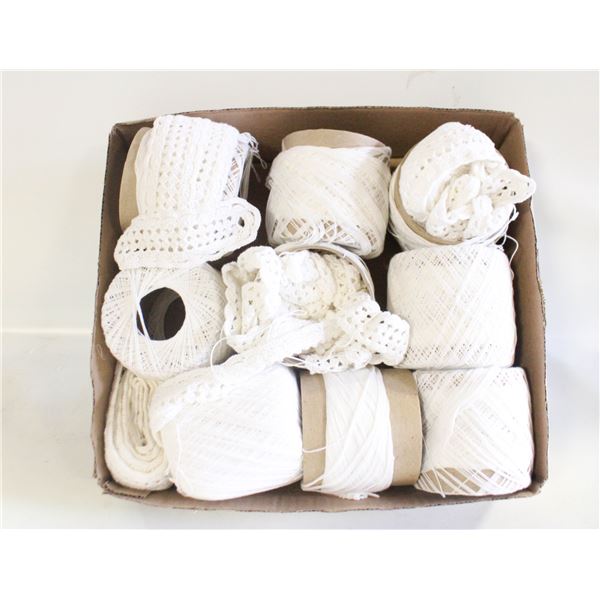 NEEDLEPOINT THREADS- BOX LOT ASSORTED