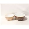 Image 1 : 2 VINTAGE PYREX BOWLS BROWN