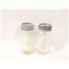 Image 1 : VINTAGE "MID WEST" SEALER JARS W/GLASS LIDS (2)