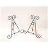 Image 1 : 2 METAL MINI-EASEL PICTURE STANDS/HOLDERS