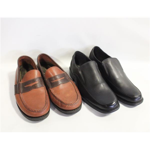 2 PAIRS MENS DRESS SHOES SIZE 10