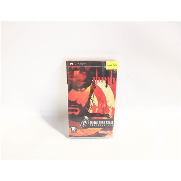 SONY PSP METAL GEAR ACID