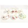 Image 1 : 6 MATCHING BONE CHINA VINTAGE CUPS &
