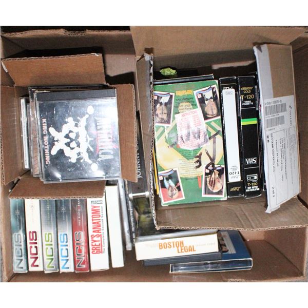 MIXED MEDIA LOT INCLUDING ASSORTED TV SERIES DVD-