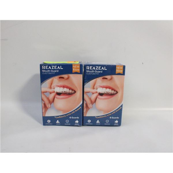 2 PACK REAZEAL MOUTH GUARD FOR