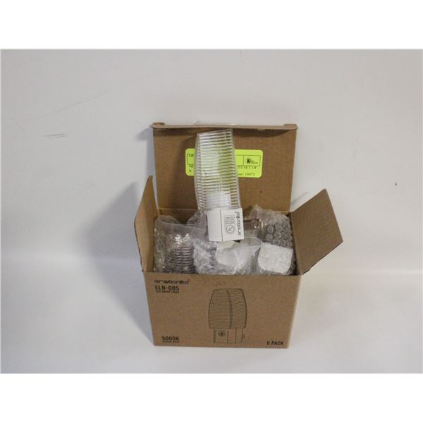 NEW IN BOX NIGHT LIGHTS SET OF 6.