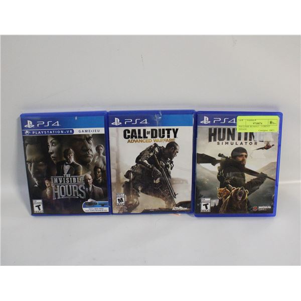 PS4 GAME BUNDLE – 3 GREAT TITLES!