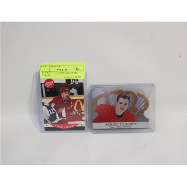 HOCKEY CARDSROOKIE CARD SERGEI