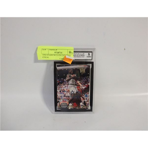 1992 STADIUM CLUB #247 SHAQ O'NEAL