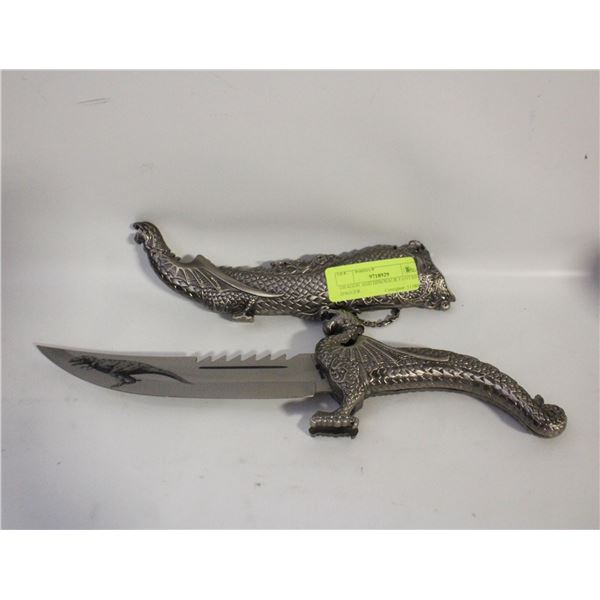 DRAGON AND DINOSAUR FANTASY DAGGER