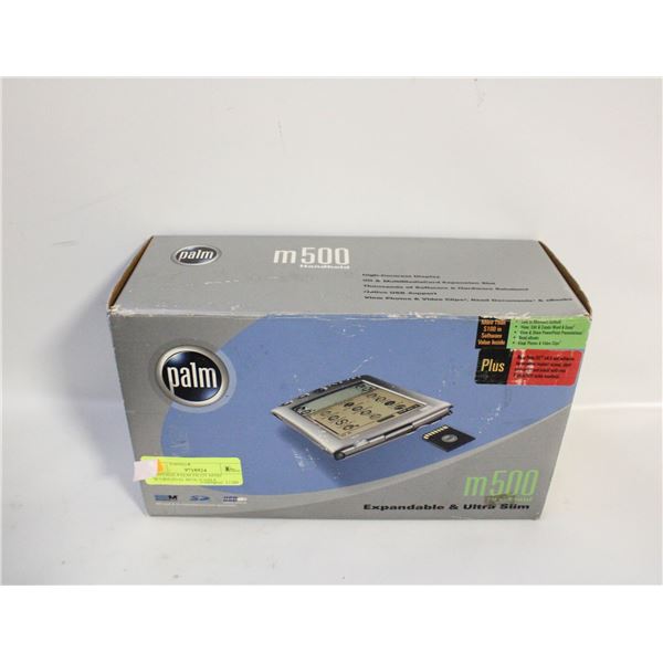 VINTAGE PALM PILOT M500 W/ORIGINAL BOX+CABLE