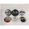 Image 1 : 6 BAR TAP BADGES WINTER ALE INFAMOUS IPA ETC
