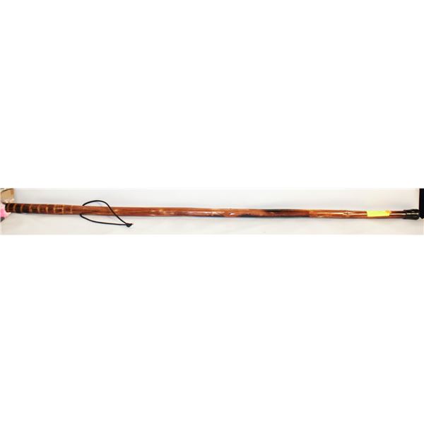 BAMBOO WALKING / HIKING STICK W/ COMPASS