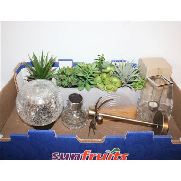 ARTIFICIAL PLANTS AND SOLAR GLASS