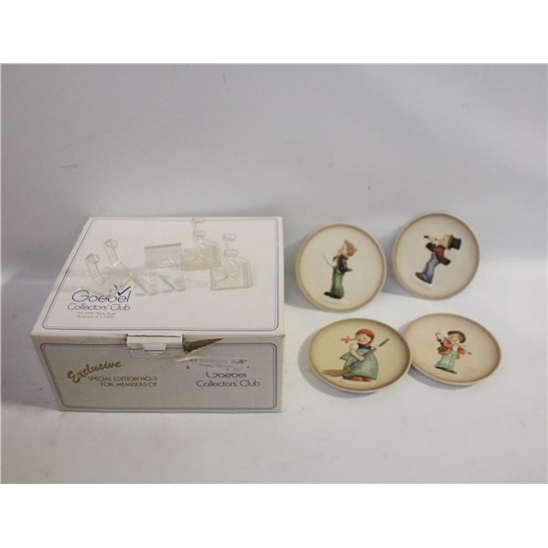 4 HUMMEL PLATES, M. J. HUMMEL COLLECTOR