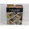 Image 1 : NEW IN BOX LARGE UTENSIL ORGANIZING TRAY.