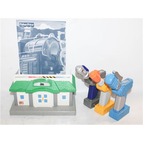 FISHER PRICE GEO TRAX CONTROLLERS AND BASE