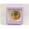 Image 1 : NOVELTY BITCOIN COMMEMORATIVE GOLD TONE