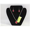 Image 1 : NEW JEWELRY DISPLAY W/ NECKLACE AND EARRING