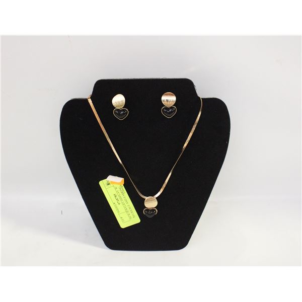 NEW JEWELRY DISPLAY W/ NECKLACE AND EARRING