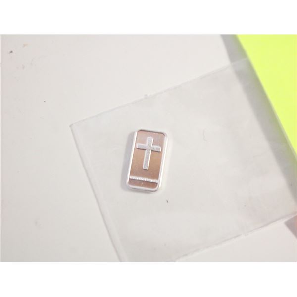 1 GRAM SILVER CROSS BAR