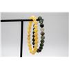 Image 1 : #37- NATURAL BLOOD STONE & YELLOW CHALCEDONY