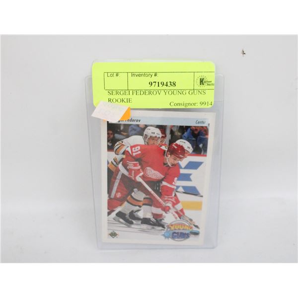 SERGEI FEDEROV YOUNG GUNS ROOKIE
