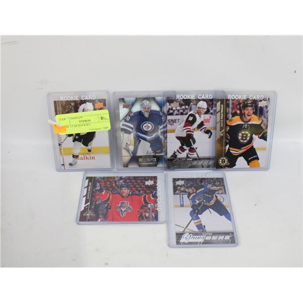 6 NHL STAR ROOKIES