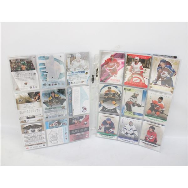 50 VARIOUS NUMBERED HOCKEY CARDS YEARS
