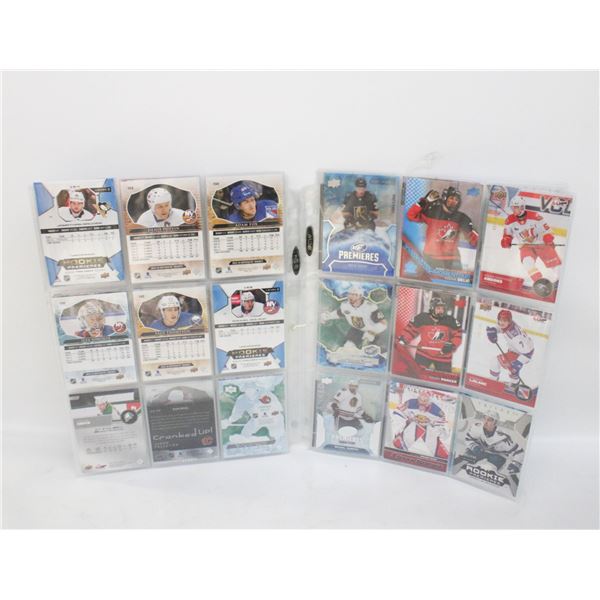 50 VARIOUS NUMBERED HOCKEY CARDS YEARS