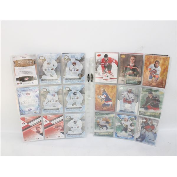 50 VARIOUS NUMBERED HOCKEY CARDS YEARS