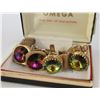 Image 1 : VINTAGE CUFFLINKS IN OMEGA BOX