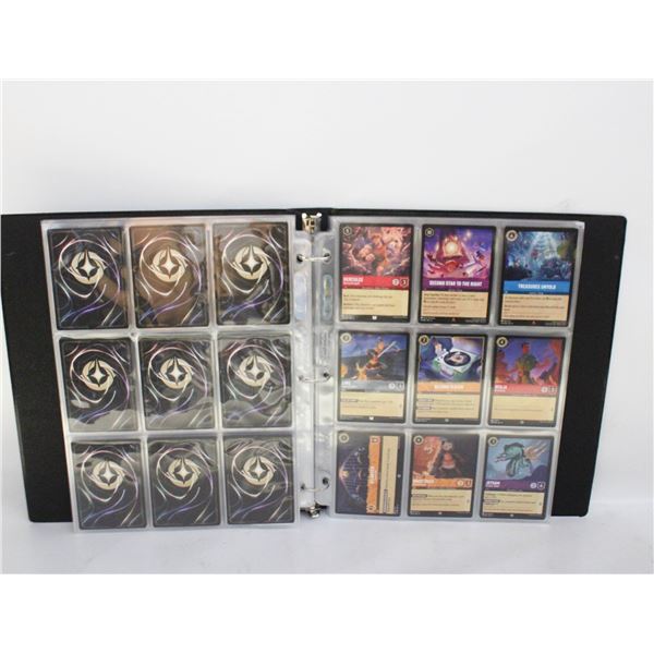 BINDER OF 225 VARIOUS DISNEY LORCANA
