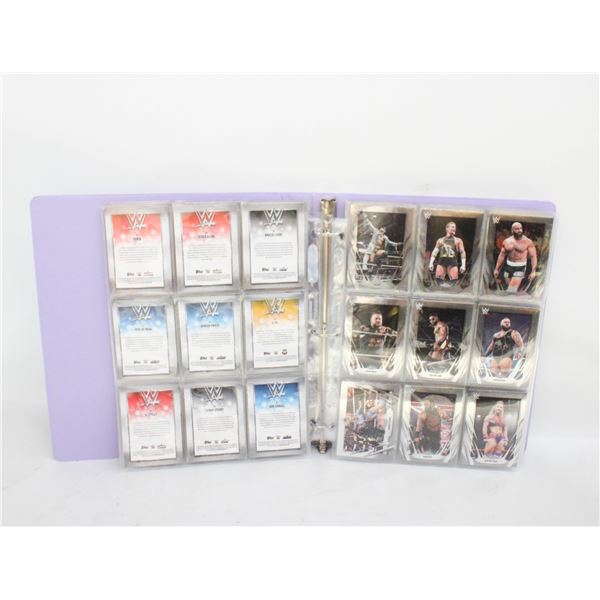 BINDER OF 189 2026 TOPPS CHROME WWE