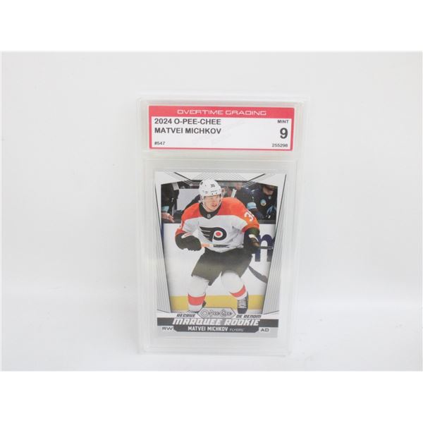 2024 O-PEE-CHEE MATVEI MICHKOV ROOKIE HOCKEY