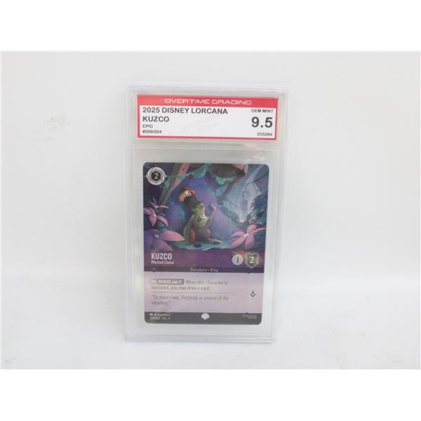 2025 DISNEY LORCANA EPIC KUZCO TRADING CARD