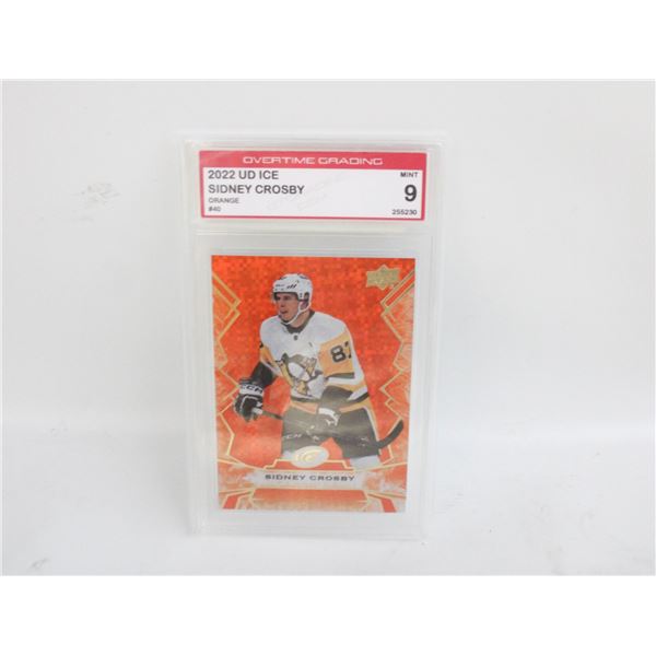 2022 UPPER DECK ICE ORANGE SIDNEY CROSBY