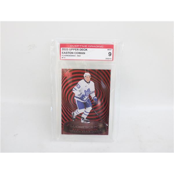 2025 UPPER DECK RED FLOURESCENSE EASTON