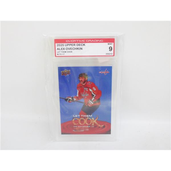 2025 UPPER DECK ALEX OVECHKIN HOCKEY CARD