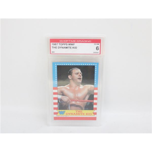 1987 TOPPS WWF THE DYNAMITE KID WRESTLING
