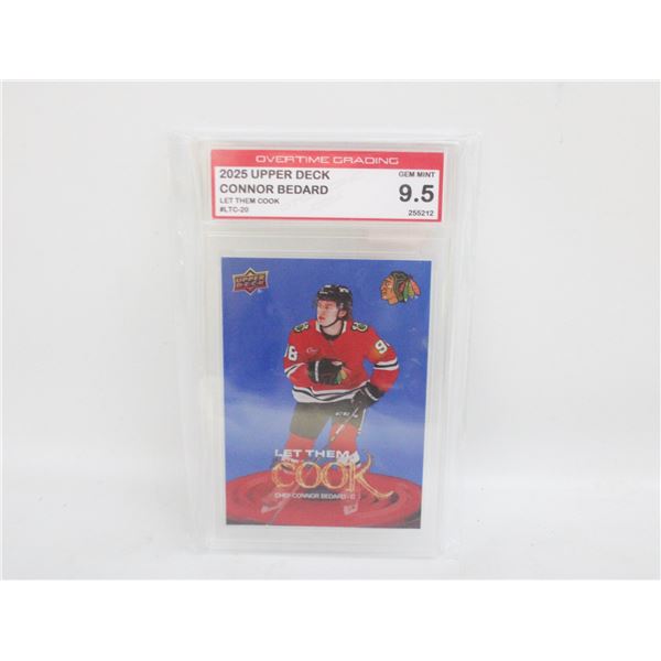 2025 UPPER DECK CONNOR BEDARD HOCKEY CARD