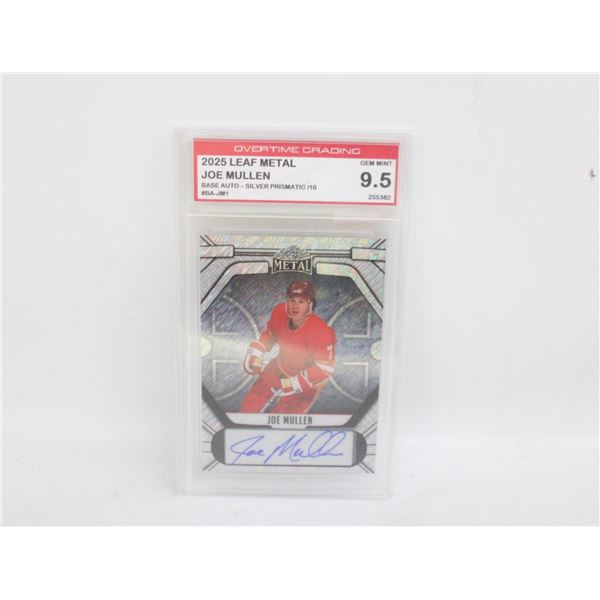 2025 LEAF METAL JOE MULLEN SIGNED HOCKEY