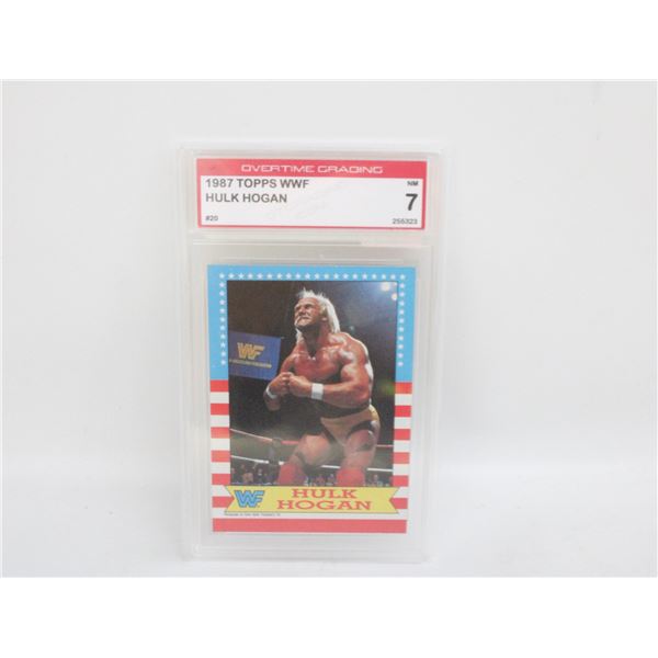 1987 TOPPS WWF HULK HOGAN WRESTLING