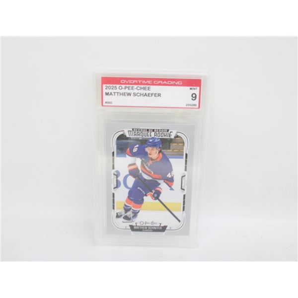 2025 O-PEE-CHEE MATTHEW SCHAEFER ROOKIE