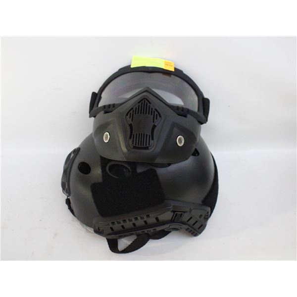 NEW PAINT BALL/AIRSOFT TACTICAL HELMET ADULT